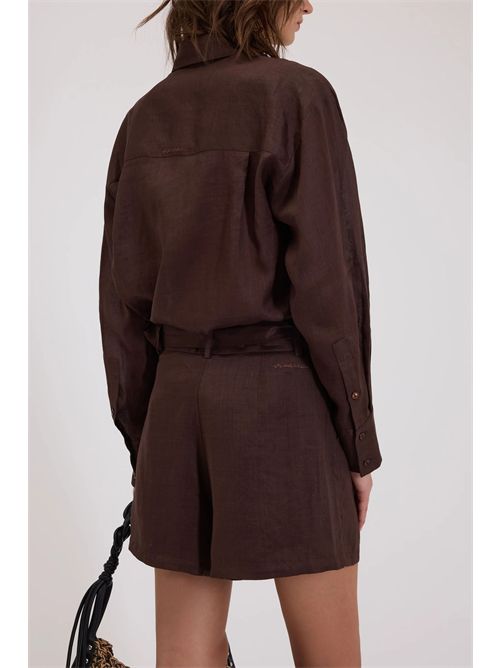 Short in lino ERMANNO FIRENZE | D48EP054CCE37MF19000420